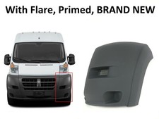 Fits 2014-2018 Ram ProMaster Left Front Bumper Side Cover Cap w Flare Driver LH picture