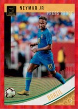 2018-19 Donruss RED Press Proof Parallel #104 Neymar Jr - Brazil Qty picture