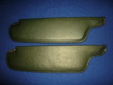 1970-1971 OEM Challenger Barracuda Cuda E-Body GREEN Sun Visors USED Originals picture