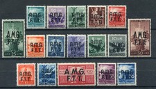 TRIESTE A 1947-48 DEMOCRATIC ON TWO LINES COMPLETE SERIES MNH** CAT. S1 picture