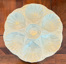 Sarreguemines French majolica oyster plate, circa 1920-1950 picture