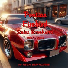 Pontiac Firebird Sales Brochures 1967-2002 picture
