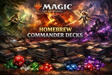 MTG EDH Commander Mystery Deck Homebrew 100 Cards With Rare/Mythic Commander picture