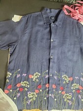 Gap Button Down Blue Shirt picture