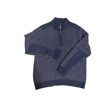 L.L.Bean Wool Cashmere Quarter Zip Sweater – Men’s Large picture