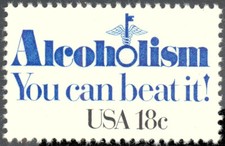 Scott 1927, The 18¢ Alcoholism Issue from 1981 - Mint, Never Hinged picture