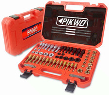 61PCS Thread Chaser Repair Kit UNC UNF Metric Restorer picture