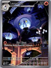 Lampent 102/086 Holo Illustration Rare White Flare Pokemon Near Mint picture