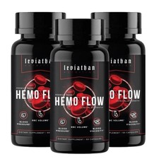 3Pcs-Leviathan Nutrition Hemo Flow Supplement Nattokinase with forNitric Oxide picture