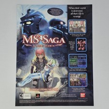 MS Saga A New Dawn PlayStation 2 PS2 Destroyed Print Ad/Poster picture