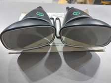 NOS Pair of Green Dot Talbot Berlin 333 Oval Head Aluminum Racing Mirrors black picture