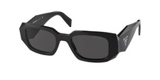 Prada PR17WS Sunglasses 49 mm Black / Dark Grey Lens (Unisex) picture