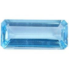 Flawless Blue Topaz 7.25ct aaa blue color 100% natural earth mined from India picture