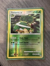 Pokemon 2007 Diamond & Pearl Torterra LV.45 Holo Rare Card #17/130 picture