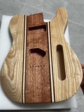 AAAAA Handcrafted  9-Piece Guitar Body Ash & Mahogany Satin Natural Wood Grain picture