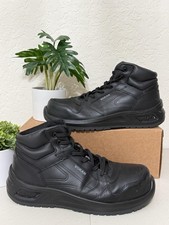 Voran Shoes Mens Size 10.5 Womens 11.5 Black Work Cushioned Mid Top Sneakers picture
