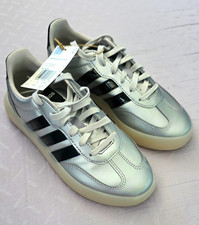New Without Box Adidas Barreda Decode J Low Top Sneakers Silver Black White picture