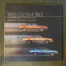 1983 Oldsmobile Cutlass Supreme Ciera Calais 34-page Car Sales Brochure Catalog picture