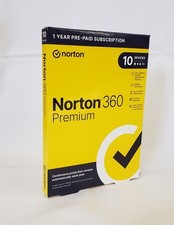 Norton 360 Premium 10 Devices with Auto Renew Brand New Retail Box (US only) picture