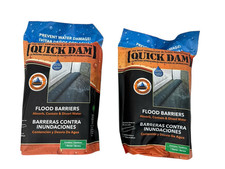 Quick Dam Water Activated Flood Barrier Grows to 5ft X6inX 3.5in QD65-1 2pack picture