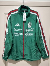 Adidas Mens LARGE Mexico Seleccion Mexicana Home Sponsor Jacket  picture