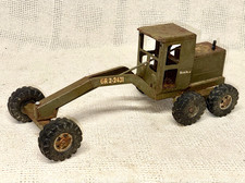 Vintage 1960’s Tonka Large Road Grader GR2-2431 Army Green Stamped Steel USA picture