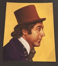 Mike Mitchell Wonka Mini Print Poor Example Gallery 2025 Signed 8