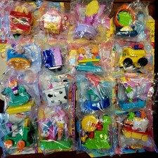 Set of 16 Sealed Toys + 2 Cartons - Complete Happy Meal Birthday Toys Set 1994 picture