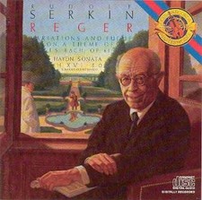 Rudolf Serkin - Reger: Themes of J.S. Bach - Music CD picture