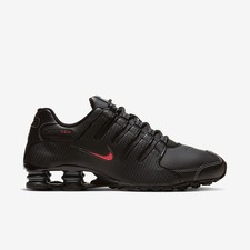 Nike Shox NZ Men's Shoes Black White Varsity Red 378341 017 picture