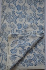 4 Yard Hand Block Floral Print Fabric 100%Cotton NO TARRIF CHARGES 100%✅ZK_230# picture