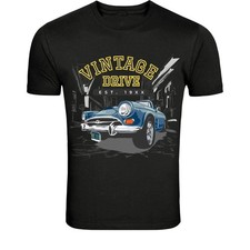 Vintage Drive Classic Car T-Shirt New S - 5XL picture