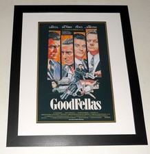 Large Framed Goodfellas 1990 Joe Pesci, Ray Liotta, Robert Deniro Poster 23