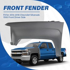 Fender For 2014-2018 Chevrolet Silverado 1500 Front Driver Side Steel Direct fit picture