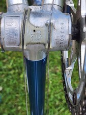 vitus 979 vintage bicycle blue & silver  frame picture