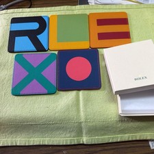 2026 ROLEX  Multicolor coasters 100th Anniversary Limited 🎁 Gift.New in Box❗️ picture
