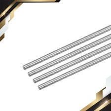 4 x Fully Threaded Rod M4x400mm 0.7mm Pitch 304 Stainless Steel Right Hand picture