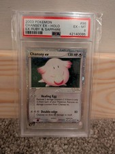 Pokemon TCG Chansey Holo Ex Ruby & Sapphire #96 PSA 6 picture