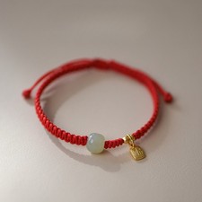 Red Hand Woven Red String Lucky Pendant Bracelet Couple Bracelet Birthday Gift picture