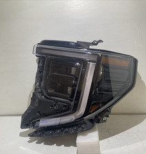 Nice 2022 - 2025 GMC Sierra 1500 Black LED Headlight Driver Left LH OEM 2717 picture