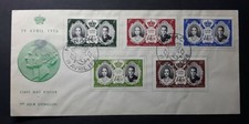 MONACO 1956 ROYAL WEDDING PRINCE RAINIER & GRACE KELLY OFFICIAL FDC AS SHOWN  picture