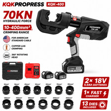10-400mm² 18V Hydraulic Crimping Tool 70KN Cable Lug Crimper picture