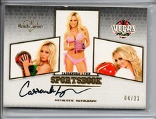 2013 Benchwarmer Cassandra Lynn Sportsbook Autograph 4/21 picture