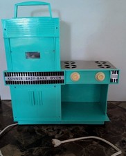 Vintage 1968 Kenner Easy Bake Oven Model 1600 Turquoise Light Comes On  picture