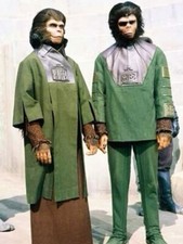 Handmade Planet Of The Apes 1968 Cornelius Cosplay Costume Jacket with Pants picture
