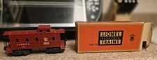 Vintage Lionel Postwar 6257 SP Caboose Red O Gauge Train with Original Box picture