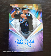 2026 Topps Chrome David Wright 75th Diamond Autograph Card #75D-DW Mets picture