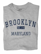 Brooklyn Maryland MD T-Shirt Baltimore EST picture
