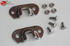 Early Ford Car Truck Model A Stainless Steel Radiator Support Rod Brackets Pair picture