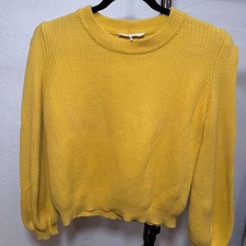 Frame yellow (citrine) knit crewneck sweater picture